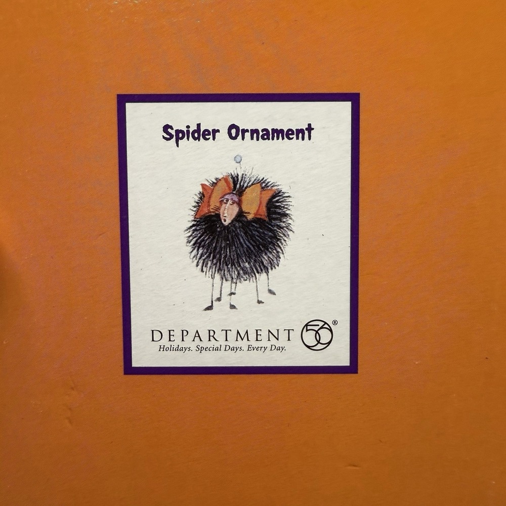 2 Krinkles Cat Witch Spider Ornament DEPT 56 Patience Brewster Halloween Set Box - Picture 10 of 11